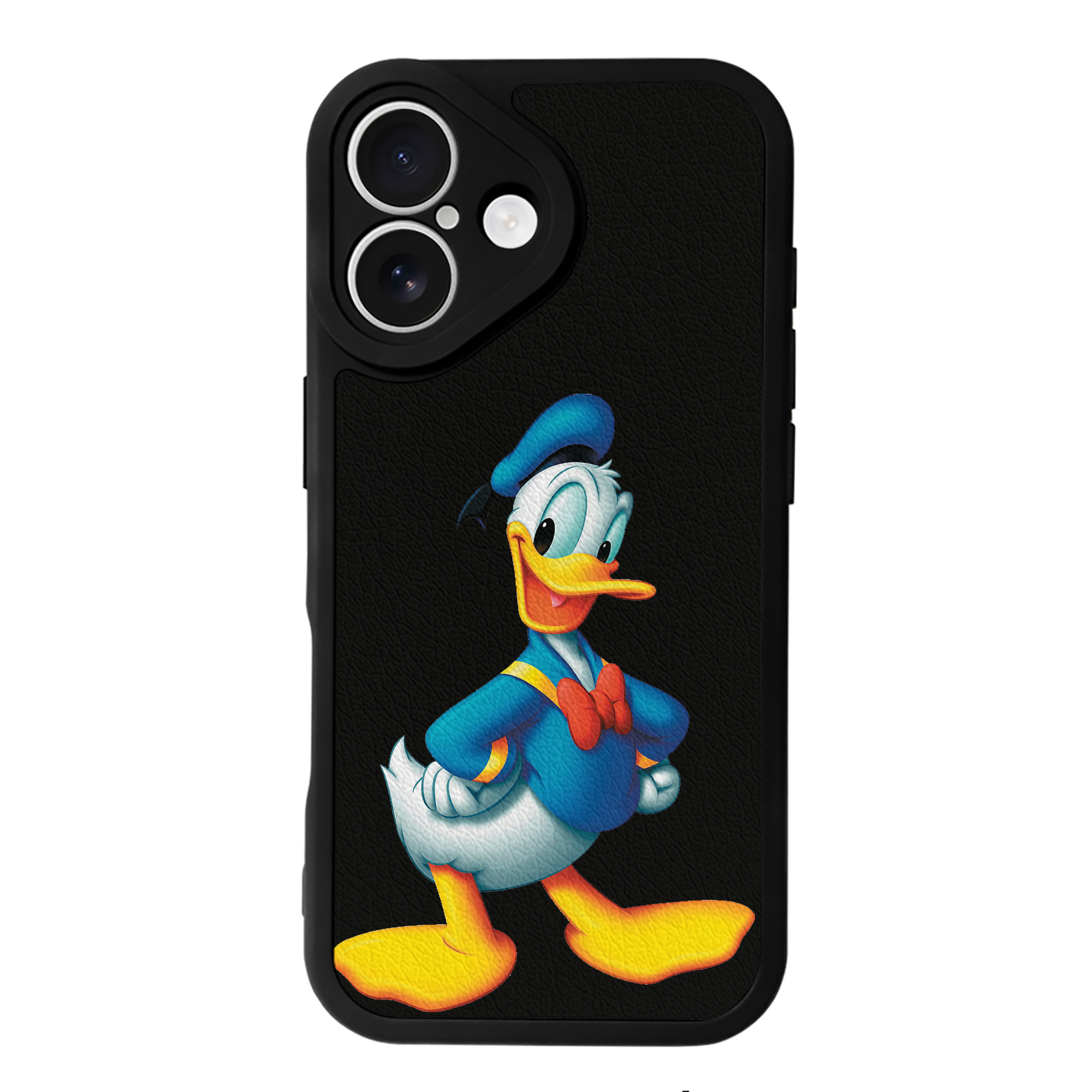 （画像用） ミッキーマウス Mickey Mouse 【iPhone 16シリーズ対応】シリコンスマホケース（レザー調） 材質：シリコン